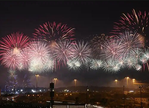 大兴安岭焰火晚会